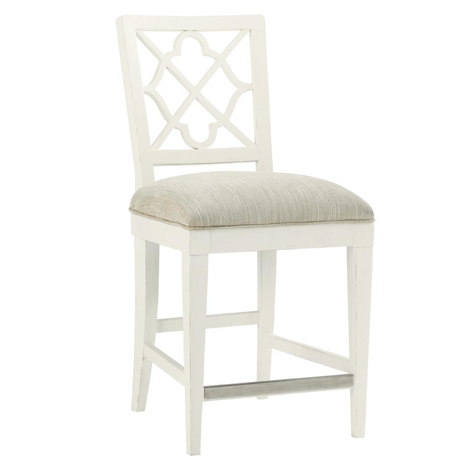 Tommy Bahama Home Ivory Key Customizable Newstead Counter Stool with